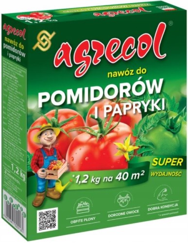 Przejdź do produktu Nawóz do pomidorów i papryki na obfite owocowanie 1,2kg AGRECOL