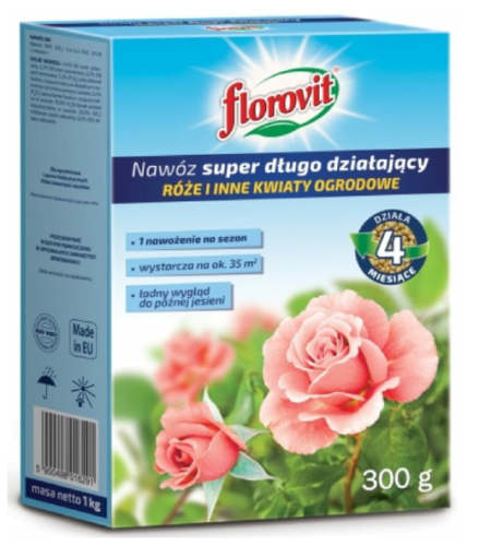Przejdź do produktu Nawóz długodziałający rośliny kwitnące 300g Florovit