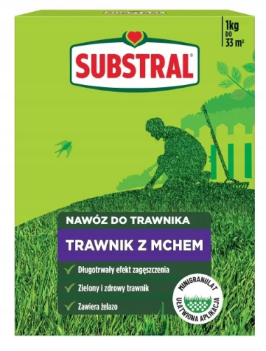 Przejdź do produktu Nawóz do trawnika z mchem Substral 1kg