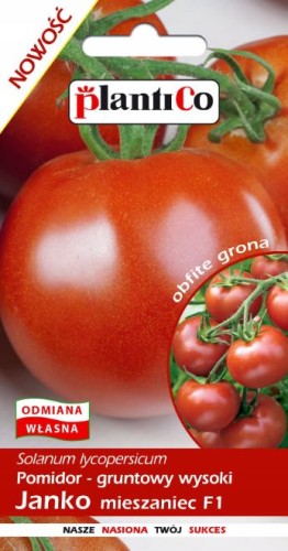 Przejdź do produktu Pomidor Janko F1 WYSOKI ODPORNY nieogrzewany tunel grunt 0,2g PlantiCo