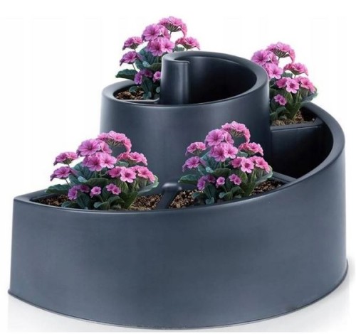 Przejdź do produktu Kwietnik spiralny kaskadowy na kwiaty 54 cm 033213