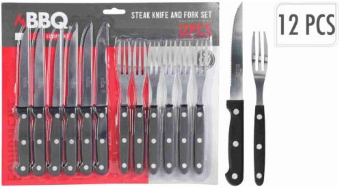 Przejdź do produktu Zestaw sztućców na grill 12 szt. 172677