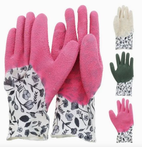 Przejdź do produktu Rękawice damskie ogrodowe drukowane 328302