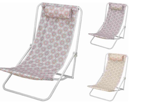 Przejdź do produktu Leżak ogrodowy 2 wzory 335881 1 szt.