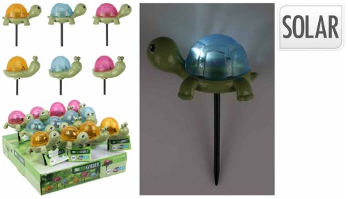 Przejdź do produktu Lampa solarna na piku Żółw/Ślimak 16 cm 353250
