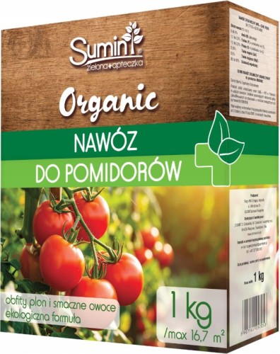 Przejdź do produktu Nawóz do pomidorów papryki warzyw organiczny naturalny 1kg Sumin