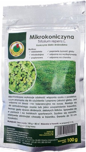 Przejdź do produktu Koniczyna trawnikowa mikrokoniczyna na trawnik 100g PNOS
