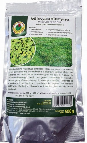 Przejdź do produktu Koniczyna trawnikowa mikrokoniczyna na trawnik 500g PNOS