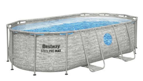 Przejdź do produktu Basen stelażowy cegiełka 427x250x100 cm Bestway 56714