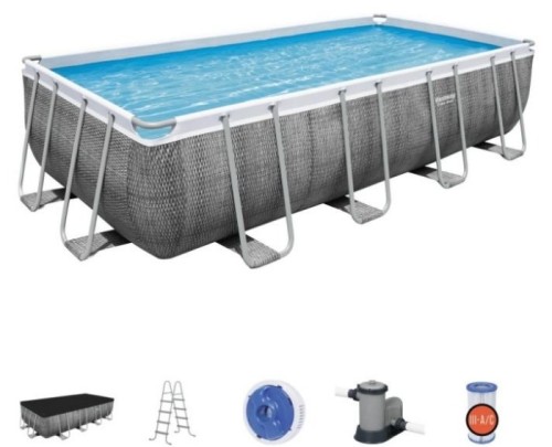Przejdź do produktu Basen stelażowy 549x274x122 cm Bestway 56998