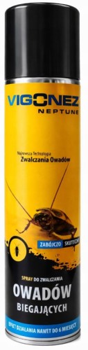 Przejdź do produktu Spray Aerozol na Karaluchy Mrówki Pchły Owady Biegające 600 ml Vigonez