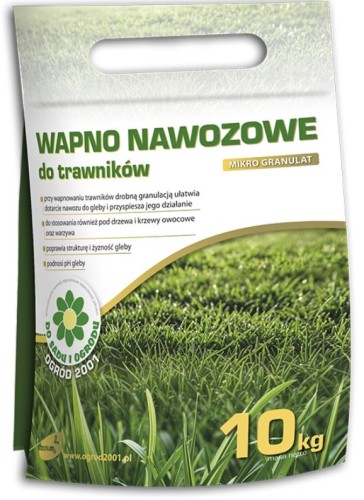 Przejdź do produktu Wapno nawozowe do trawników 10kg Ogród 2001