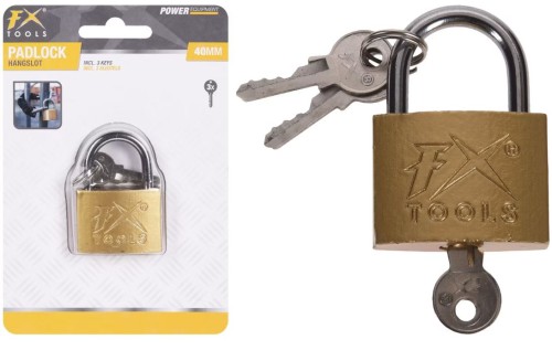 Przejdź do produktu Kłódka metalowa 4 cm 3 klucze 574009