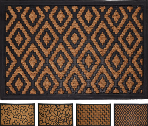 Przejdź do produktu Wycieraczka do butów pod drzwi z kokosa 60x40 cm 782913
