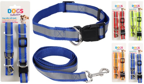 Przejdź do produktu Obroża dla psa ze smyczą 24cm 800716