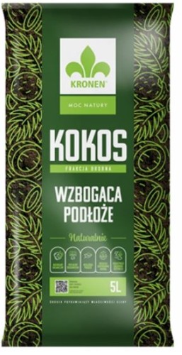 Przejdź do produktu Podłoże kokosowe do roślin frakcja drobna 5L Kronen