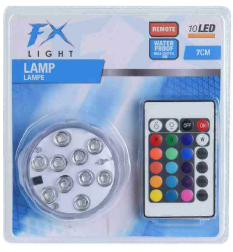Przejdź do produktu Lampa LED basen spa z pilotem 876995