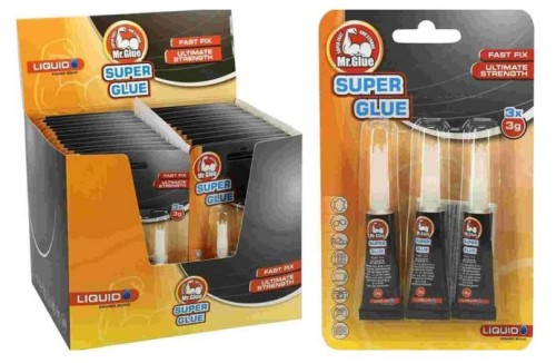 Przejdź do produktu Klej SUPER GLUE 3x3G 638715