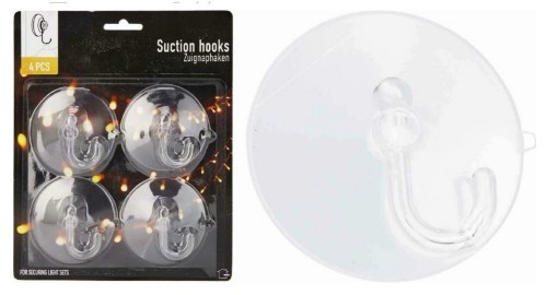 Przejdź do produktu Uchwyt przyssawka do szyby 4 szt. 7 cm 505802