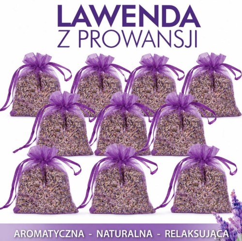 Przejdź do produktu Woreczek z lawendą francuską Prowansja bariera na mole ubraniowe odzieżowe 10szt
