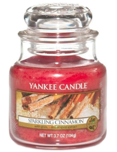 Przejdź do produktu Yankee Candle świeca mała Sparkling Cinnamon jabłko cynamon