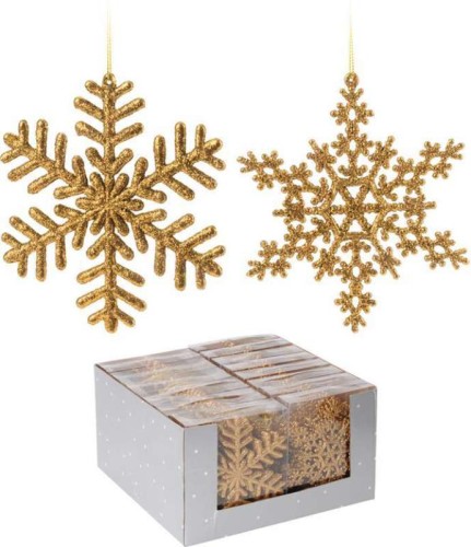 Przejdź do produktu OZDOBA WISZĄCA 7SZT 12x14 CM GWIAZDA ZŁOTA 701657 ŚWIĄTECZNA NA CHOINKĘ