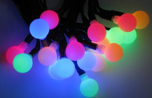 Przejdź do produktu Lampki choinkowe 20 LED kuleczki multi 21-101 ZASILACZ 