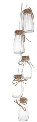 Przejdź do produktu Lampki LED butelki 5szt na baterie 870309 