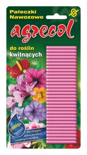 Przejdź do produktu Pałeczki nawozowe do roślin kwitnących z VIT C AGRECOL  
