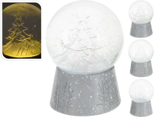 Przejdź do produktu Kula świąteczna świecąca wodna 10cm 262308