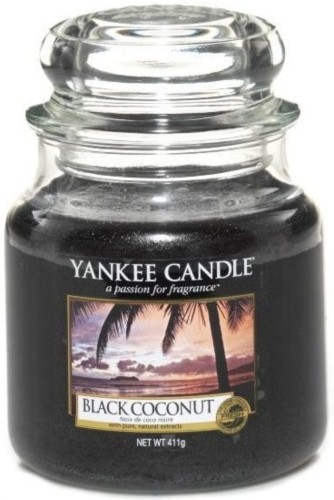 Przejdź do produktu Yankee Candle średnia świeca 411g BLACK COCONUT kokos