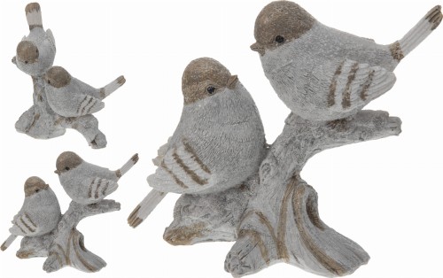 Przejdź do produktu Ozdobne ptaszki na pniu 13cm figura 431944