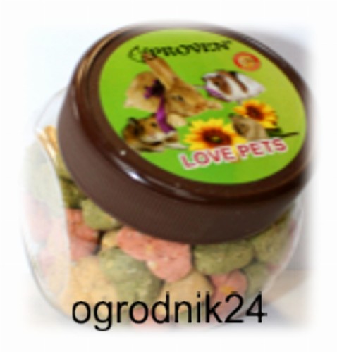 Przejdź do produktu PV SPECJAŁ DLA KRÓLIKÓW I GRYZONI SERDUSZKA MIX K-03 130G W-WA