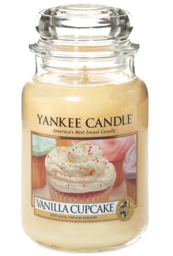 Przejdź do produktu Yankee Candle Vanilla Cupcake swieca w słoiku wanilia ciasteczko