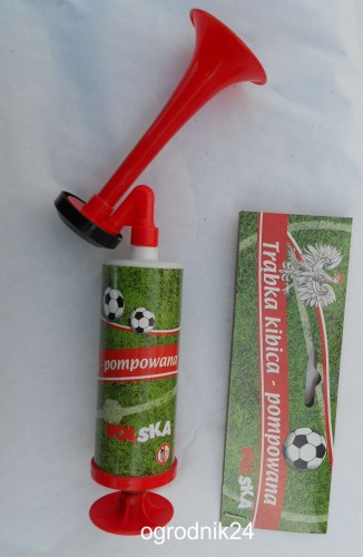 Przejdź do produktu Trąbka kibica stadionowa głośna "Polska" 79459