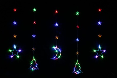 Przejdź do produktu Kurtyna z lampek sople LED 72L mix 21-601 atest