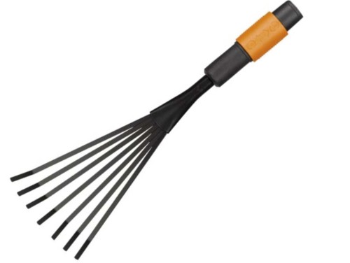 Przejdź do produktu Grabie do liści metalowe QuikFit 13cm Fiskars 1001412