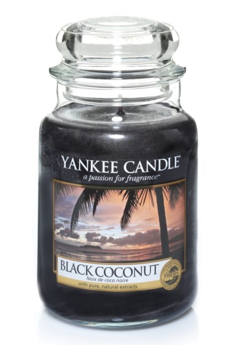 Przejdź do produktu Świeca w słoiku kokos Black Coconut Yankee Candle