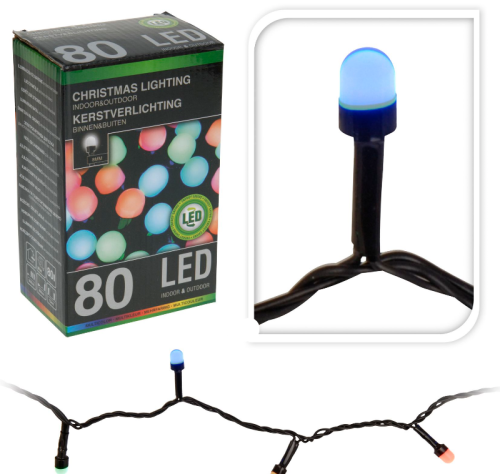 Przejdź do produktu Lampki kulki led mix 80 led 396044 zewnętrzne ozdoba