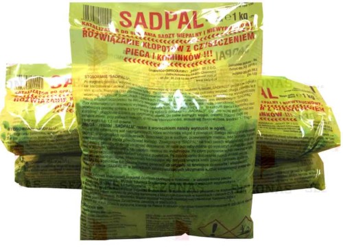 Przejdź do produktu Preparat do czyszczenia pieca z sadzy SADPAL 23kg