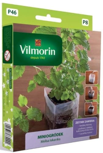 Przejdź do produktu Miniogródek melisa ziemia doniczka na zioła VILMORIN