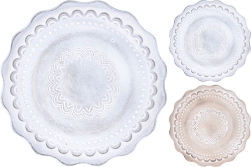 Przejdź do produktu Drewniany talerz dekoracyjny stroik taca 39cm 731538