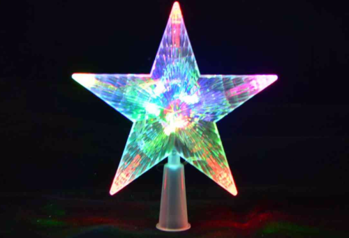 Przejdź do produktu Gwiazda na choinkę 10 LED na baterie 16cm 10-111