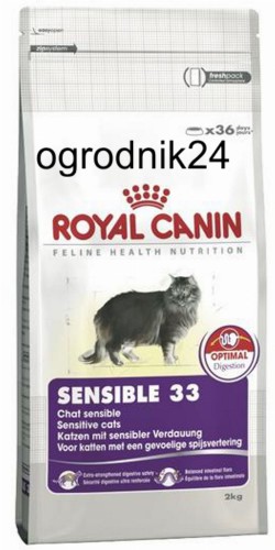 Przejdź do produktu ROYALCANIN 12733 SENSIBLE DLA KOTA 2,4kg WRAŻLIWY KOT