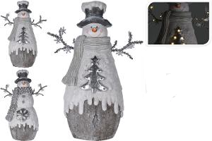 Przejdź do produktu Figura bałwan 57cm LED ozdoba świąteczna 610260