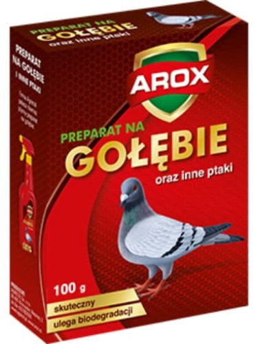 Przejdź do produktu Preparat odstraszający gołębie  ptaki 100g AROX
