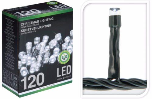 Przejdź do produktu Lampki choinkowe białe  120 LED 001000