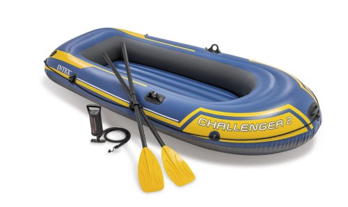 Przejdź do produktu Ponton challenger 2 wiosła + pompka  68367 INTEX 