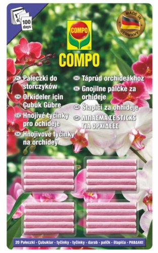 Przejdź do produktu Pałeczki nawozowe do orchidei storczyków 20szt COMPO