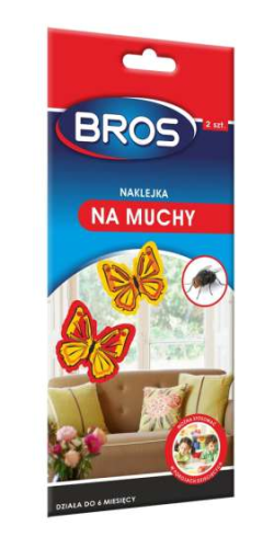 Przejdź do produktu Naklejka na muchy i owady latające 2szt Bros